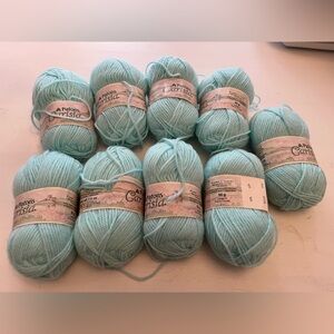 Patons Carisia Light Blue Aqua Teal Yarn